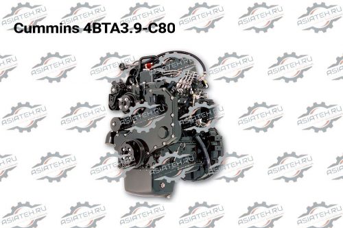 Двигатель Cummins 4BTA3.9-C80