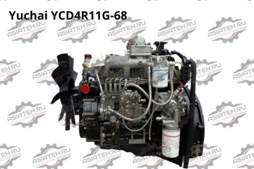Двигатель Yuchai YCD4R11G-68 (YCD4R12T-50/YCD4R22T-100)