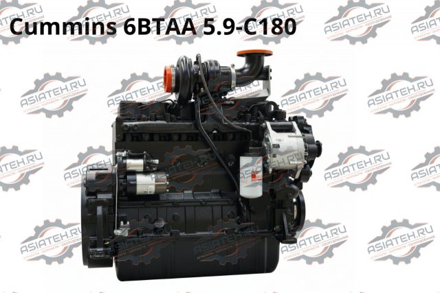 Двигатель Cummins 6BTAA 5.9 C180