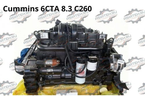 Двигатель Cummins 6CTAA 8.3 C260